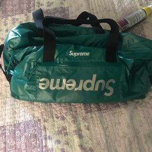 Supreme Bags - Teal supreme duffle bag “MISPRINT” Supreme Bags - Teal supreme duffle bag “MISPRINT”